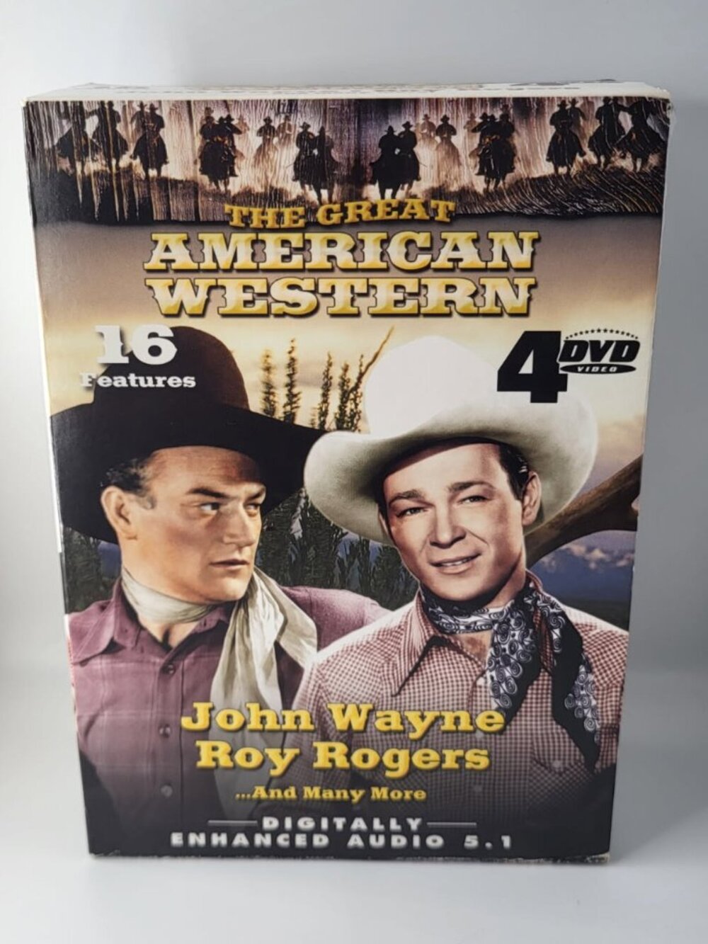 The Great American Western - John Wayne, Roy Rogers, 4 DVD Set 16 Features